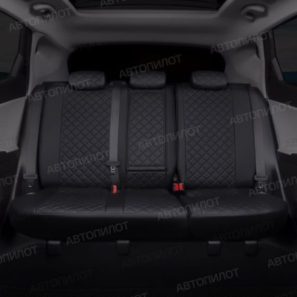 Чехлы Автопилот Экокожа Ромб на Citroen Space Tourer I 7 мест (2016+) Чехлы Автопилот Экокожа Ромб на Citroen Space Tourer I 7 мест (2016+)