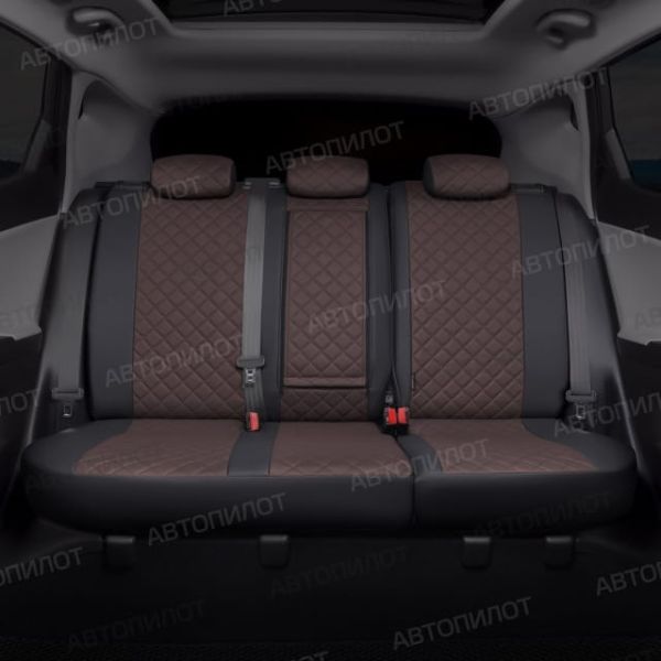 Чехлы Автопилот Экокожа Ромб на Citroen Space Tourer I 7 мест (2016+) Чехлы Автопилот Экокожа Ромб на Citroen Space Tourer I 7 мест (2016+)