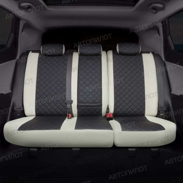 Чехлы Автопилот Экокожа Ромб на Citroen Space Tourer I 7 мест (2016+) Чехлы Автопилот Экокожа Ромб на Citroen Space Tourer I 7 мест (2016+)