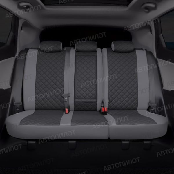 Чехлы Автопилот Экокожа Ромб на Citroen Space Tourer I 7 мест (2016+) Чехлы Автопилот Экокожа Ромб на Citroen Space Tourer I 7 мест (2016+)