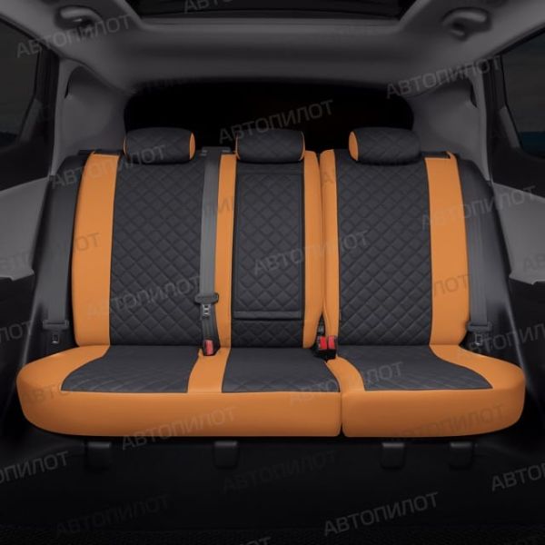 Чехлы Автопилот Экокожа Ромб на Citroen Space Tourer I 7 мест (2016+) Чехлы Автопилот Экокожа Ромб на Citroen Space Tourer I 7 мест (2016+)