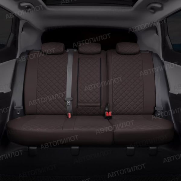 Чехлы Автопилот Экокожа Ромб на Citroen Space Tourer I 7 мест (2016+) Чехлы Автопилот Экокожа Ромб на Citroen Space Tourer I 7 мест (2016+)
