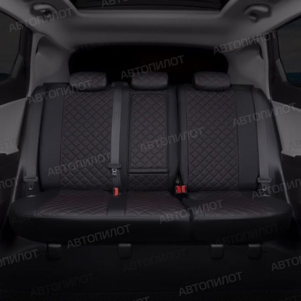 Чехлы Автопилот Экокожа Ромб на Citroen Space Tourer I 7 мест (2016+) Чехлы Автопилот Экокожа Ромб на Citroen Space Tourer I 7 мест (2016+)