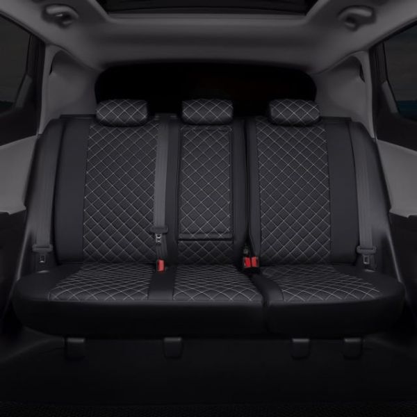 Чехлы Автопилот Экокожа Ромб на Citroen Space Tourer I 7 мест (2016+) Чехлы Автопилот Экокожа Ромб на Citroen Space Tourer I 7 мест (2016+)