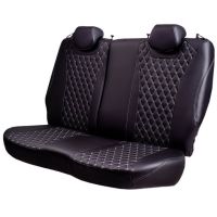 Чехлы Премиум Экокожа Байрон Ромб на KIA Seltos c 2020+ Чехлы Премиум Экокожа Байрон Ромб на KIA Seltos c 2020+