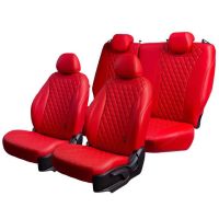 Чехлы Премиум Экокожа Байрон Ромб на KIA Seltos c 2020+ Чехлы Премиум Экокожа Байрон Ромб на KIA Seltos c 2020+