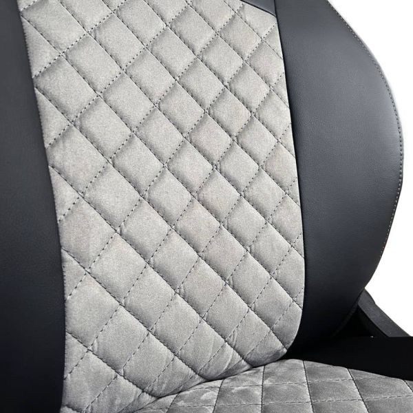 Чехлы Алькантара на Toyota Corolla E210 седан с 2018+ Чехлы Алькантара на Toyota Corolla E210 седан с 2018+