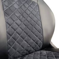 Чехлы Алькантара на Toyota Corolla E210 седан с 2018+ Чехлы Алькантара на Toyota Corolla E210 седан с 2018+