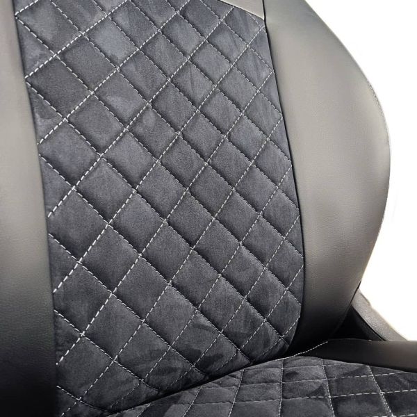 Чехлы Алькантара на Toyota Corolla E210 седан с 2018+ Чехлы Алькантара на Toyota Corolla E210 седан с 2018+