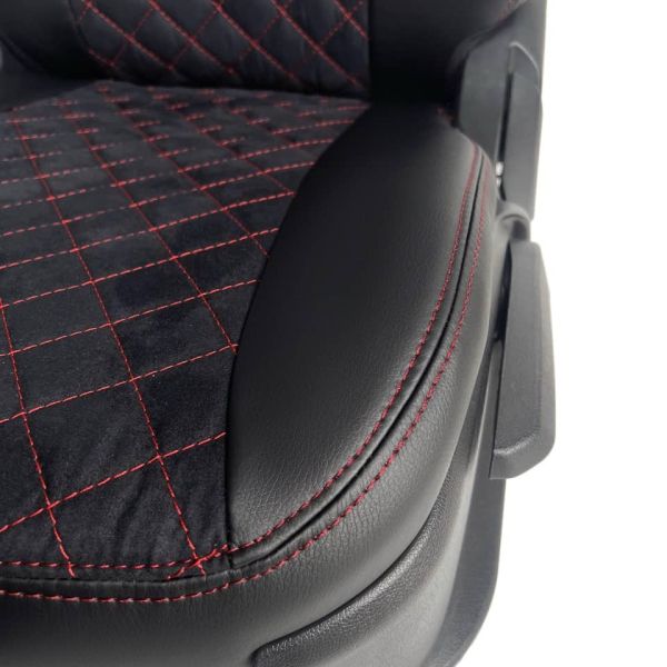 Чехлы Алькантара на Toyota Corolla E210 седан с 2018+ Чехлы Алькантара на Toyota Corolla E210 седан с 2018+