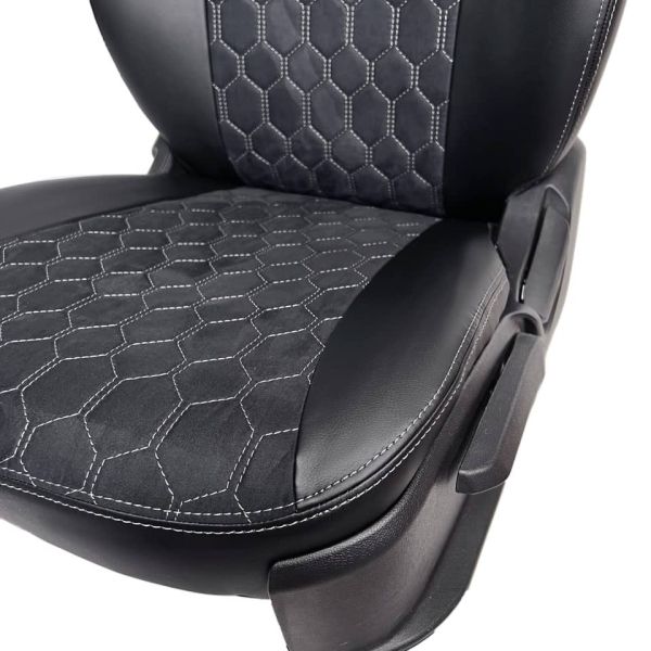 Чехлы Алькантара на Toyota Corolla E210 седан с 2018+ Чехлы Алькантара на Toyota Corolla E210 седан с 2018+