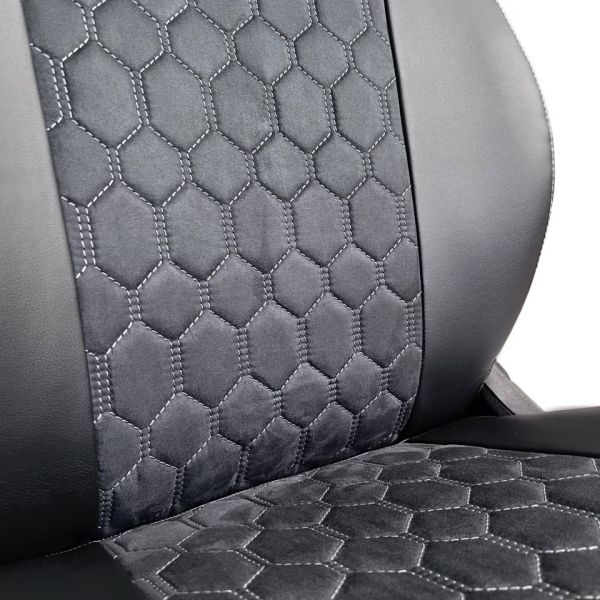 Чехлы Алькантара на Toyota Corolla E210 седан с 2018+ Чехлы Алькантара на Toyota Corolla E210 седан с 2018+