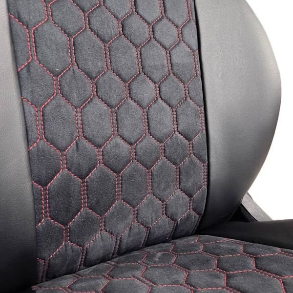 Чехлы Алькантара на Toyota Corolla E210 седан с 2018+ Чехлы Алькантара на Toyota Corolla E210 седан с 2018+