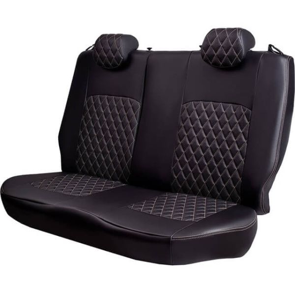 Чехлы Экокожа Турин Ромб на Peugeot 408 2012-2021 г.в. Чехлы Экокожа Турин Ромб на Peugeot 408 2012-2021 г.в.