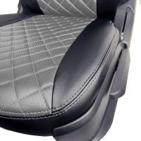 Чехлы Экокожа Ромб на Toyota Corolla 2013-2019 г.в. Чехлы Экокожа Ромб на Toyota Corolla 2013-2019 г.в.