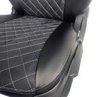 Чехлы Алькантара на Toyota Corolla E210 седан с 2018+ Чехлы Алькантара на Toyota Corolla E210 седан с 2018+