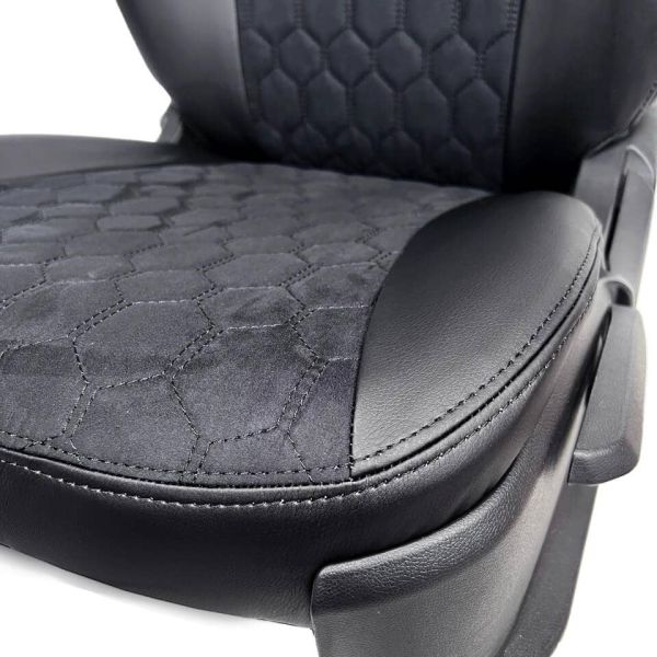 Чехлы Алькантара на Toyota Corolla E210 седан с 2018+ Чехлы Алькантара на Toyota Corolla E210 седан с 2018+