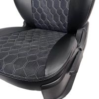 Чехлы Алькантара на Toyota Corolla E210 седан с 2018+ Чехлы Алькантара на Toyota Corolla E210 седан с 2018+