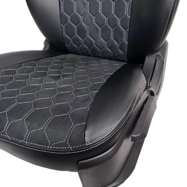 Чехлы Алькантара на Toyota Corolla E210 седан с 2018+ Чехлы Алькантара на Toyota Corolla E210 седан с 2018+