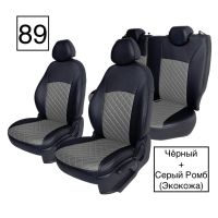 Чехлы Экокожа Ромб на Toyota Corolla 2013-2019 г.в. Чехлы Экокожа Ромб на Toyota Corolla 2013-2019 г.в.